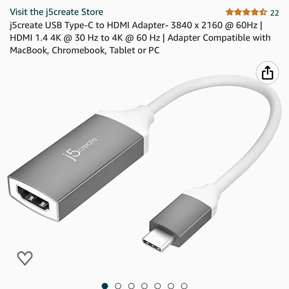 Usb -c to hdmi adapter